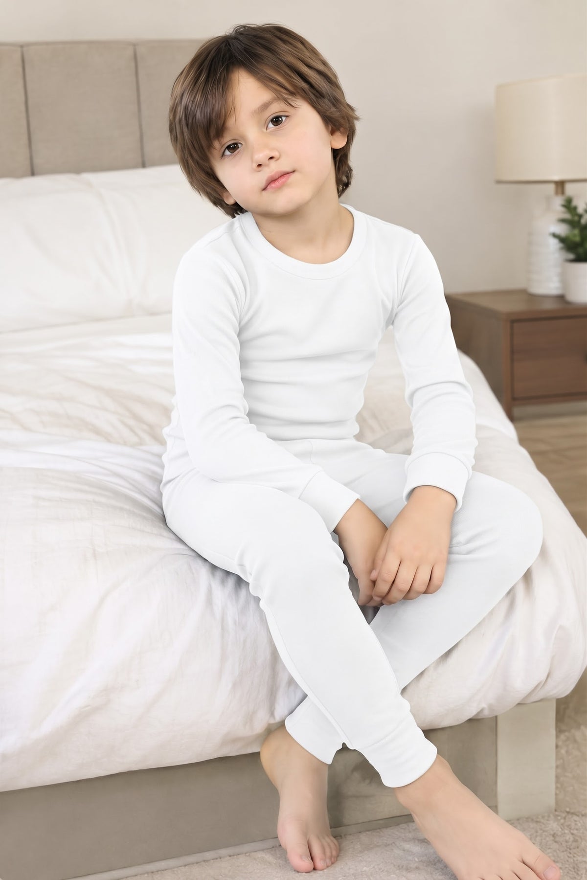 Saam Child Rib Lycra inner thermal shirt & trouser