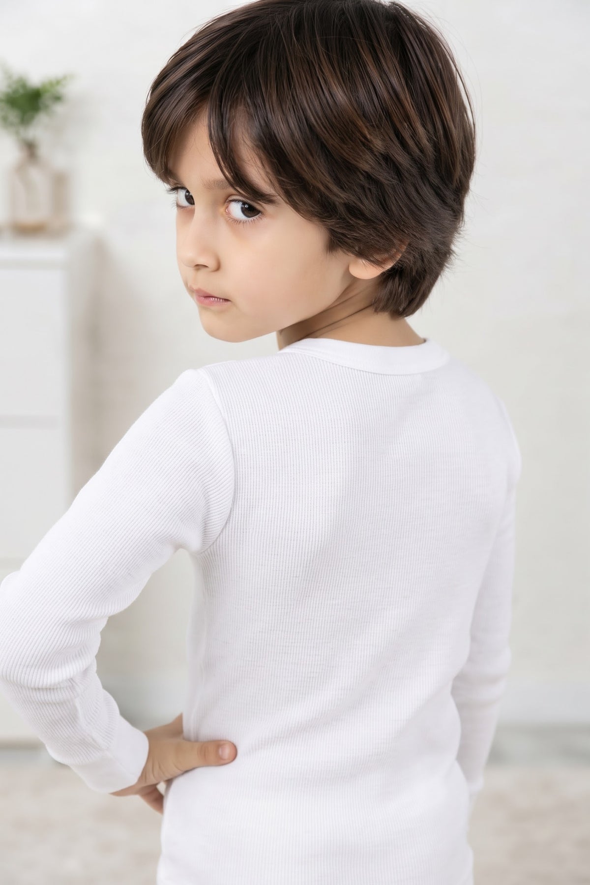 Saam Child Rib Lycra inner thermal shirt & trouser